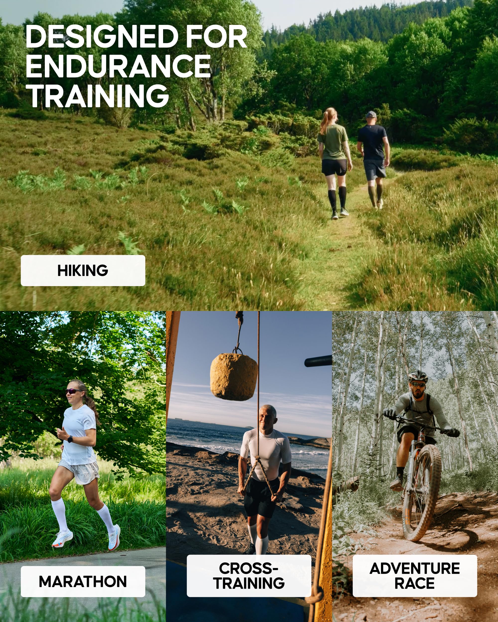 DANISH ENDURANCE 26-32 mmHg Compression Socks - Firm Support, Breathable, Boost Circulation, Men & Women, Training & Recovery - Image 4