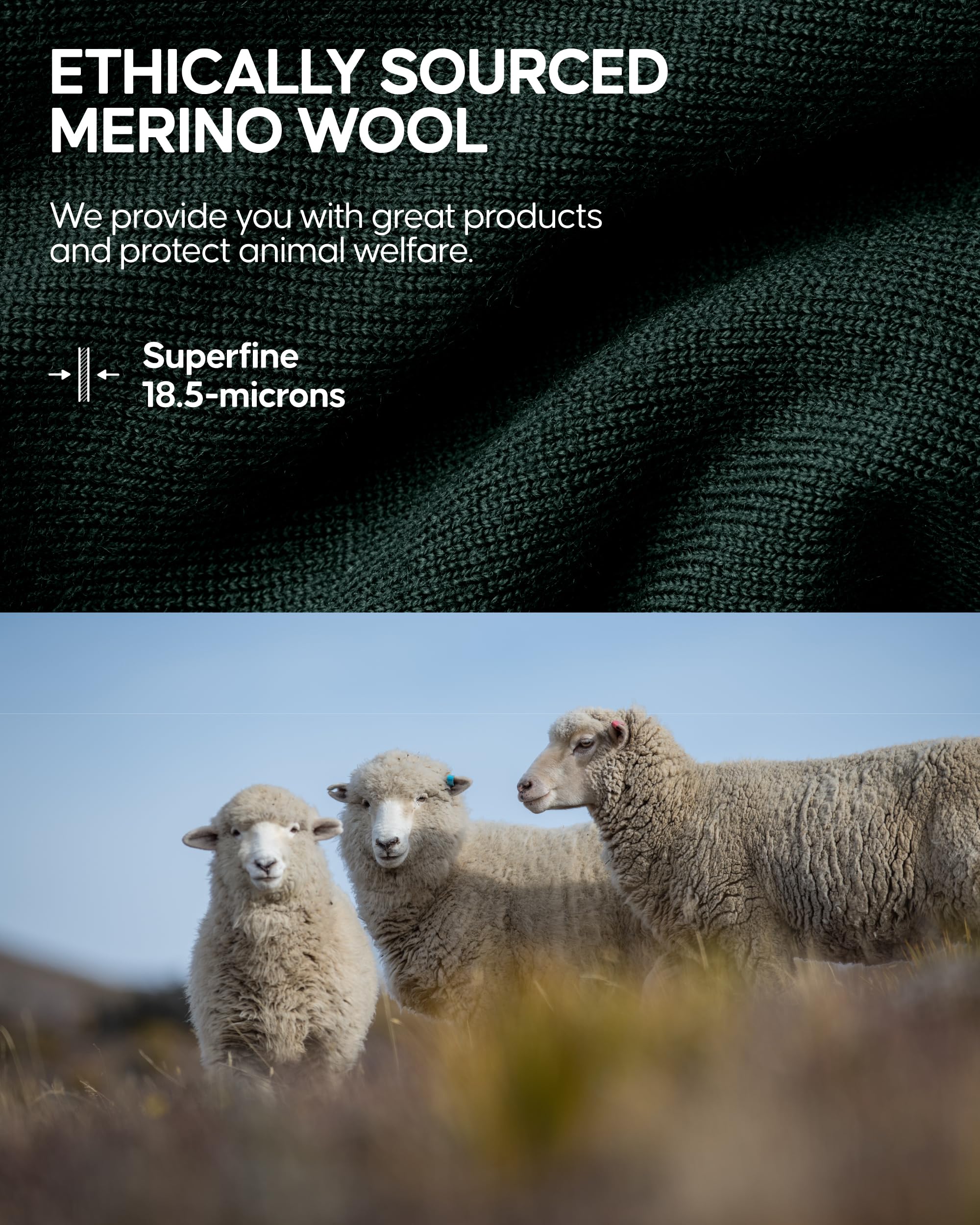 DANISH ENDURANCE Merino Wool Neck Gaiter Face Mask for Men & Women - Image 5