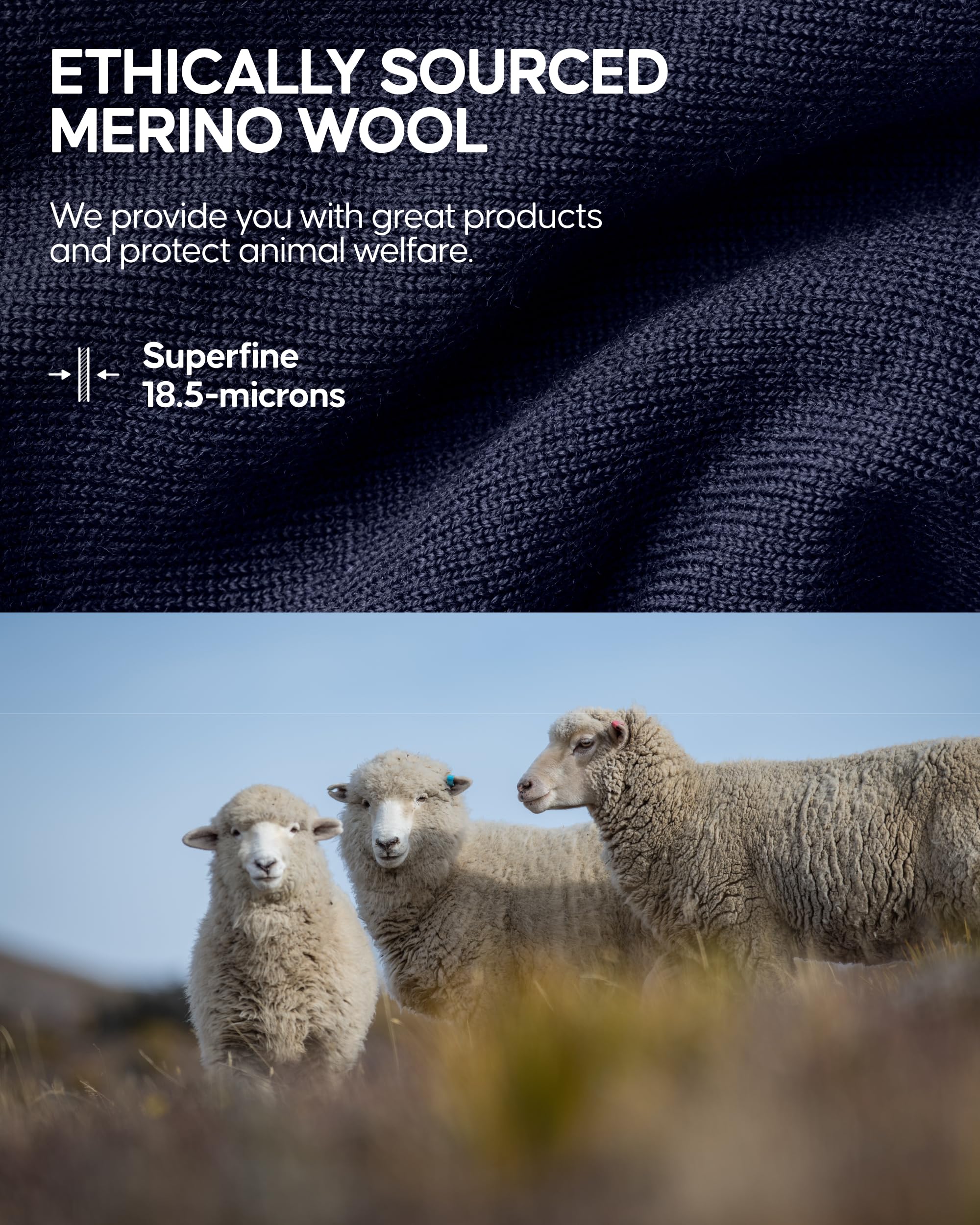 DANISH ENDURANCE Merino Wool Neck Gaiter Face Mask for Men & Women - Image 5