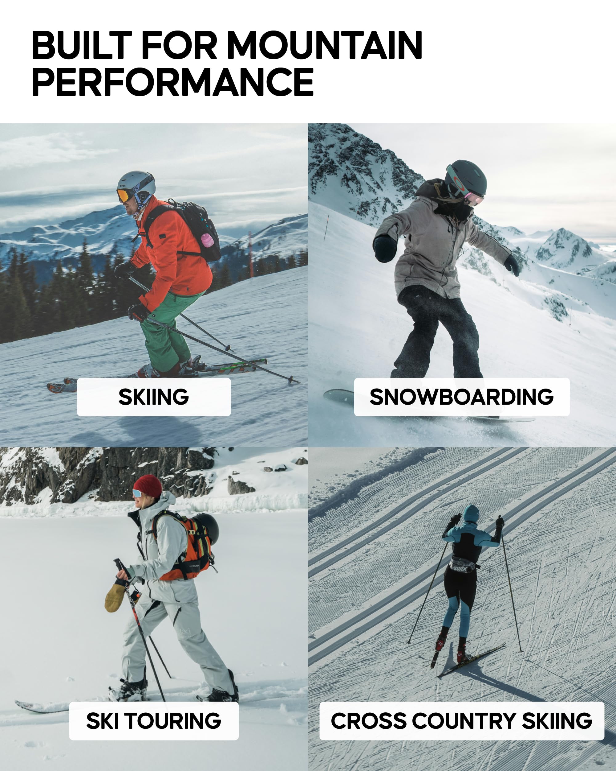 DANISH ENDURANCE Merino Wool Thermal Ski Socks, Ultra Light with Low-Bulk for Ski & Snowboard, for Men & Women - Image 4